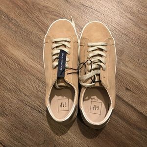 Gap tan suede sneakers. New with tags